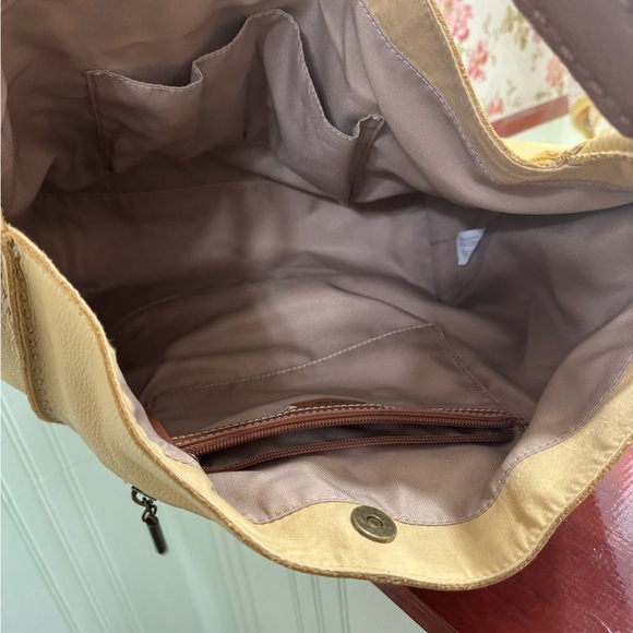 The Sak Tan Leather Tote Bag - Picture 8 of 9